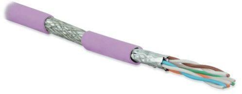 кабель витая пара экранир. s/ftp кат.6a 4 пары 23 awg ож solid кажд. пара в фольге общий экран-медн. оплетка для внутр. прокладки нг(a)-hf sftp4-c6a-s23-in-lszh-pk-500 (уп.500м) hyperline 445103 от BTSprom.by