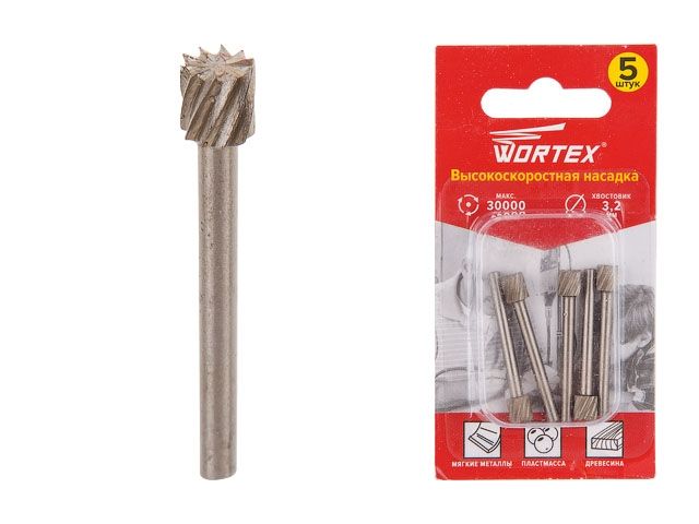 высокоскоростная насадка 5.6 мм wortex (раб. диам. 5.6 мм, диам. хвостовика 3.2 мм, 30000 об/мин) etam3205618 от BTSprom.by