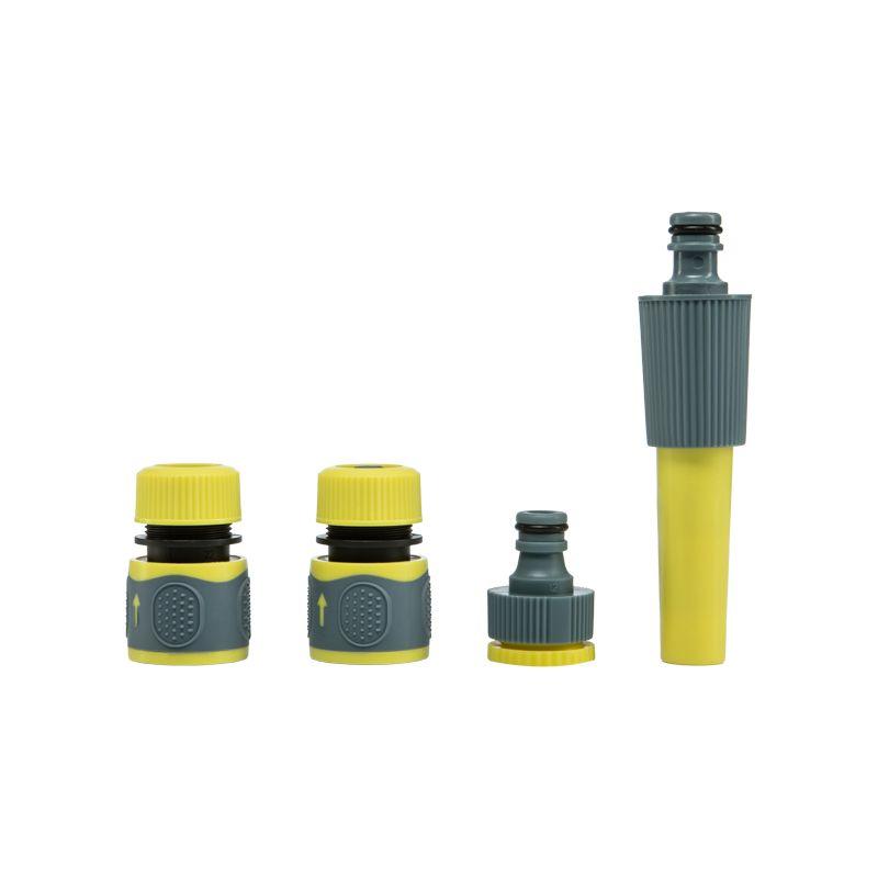  Набор для чистки поверхностей Профи (щетка; распылитель; коннекторы на шланг 1/2дюйм и 3/4дюйм; адаптер на кран) ЧЕТЫРЕ СЕЗОНА 62-0320-F фото в каталоге от BTSprom.by