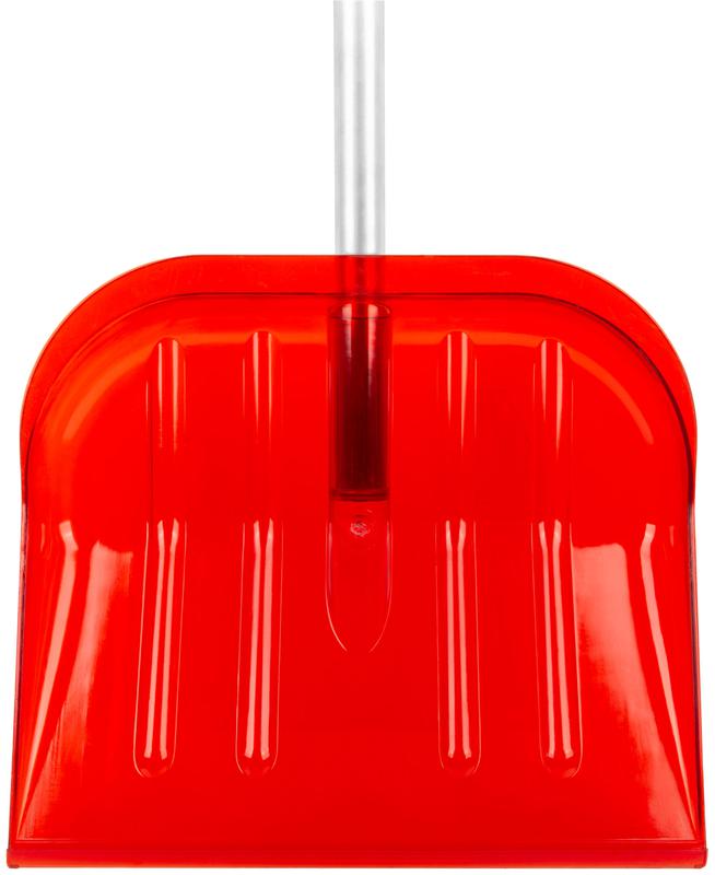  Лопата для уборки снега средняя Профи 465х410х1360мм алюм. черенок; поликарбонат. 68120 фото в каталоге от BTSprom.by