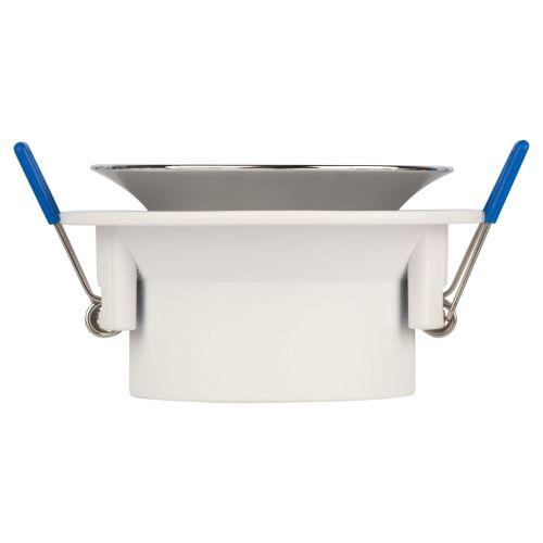  Светильник декоративный KL103 WH/CH MR16 GU5.3 встраив. бел. хром ЭРА Б0056353 фото в каталоге от BTSprom.by