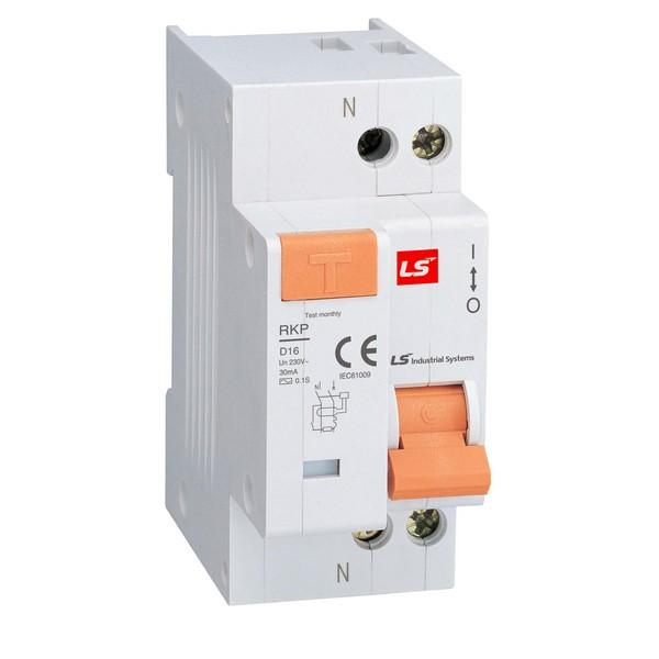 выключатель автоматический дифференциального тока 2п c 6а 30ма rkp ls electric 062203688b от BTSprom.by