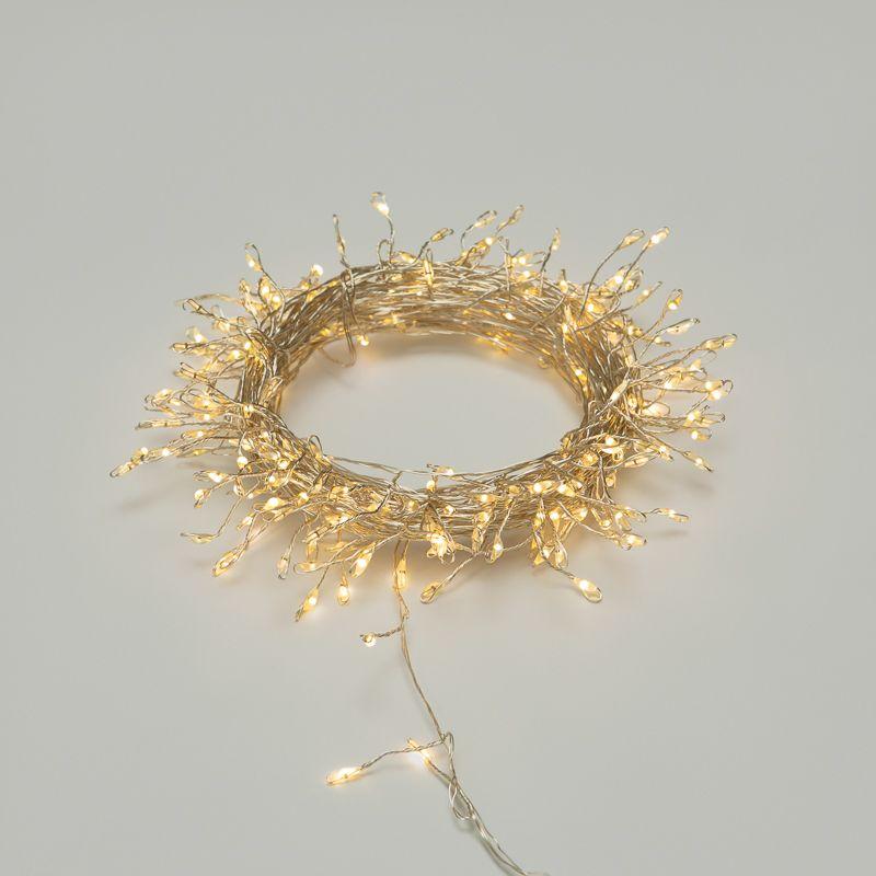  Гирлянда светодиодная "Роса "Фейерверк" 10м 250LED тепл. бел. 7.2Вт IP20 с контроллером на катушке Neon-Night 303-436 фото в каталоге от BTSprom.by