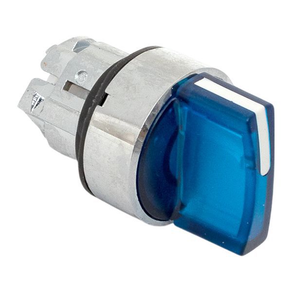  Механизм переключателя исполнительный XB4 IP65 на 2 положения возвратный без фиксации с подсветкой с короткой ручкой син. EKF XB4BD2L-B-65 фото в каталоге от BTSprom.by