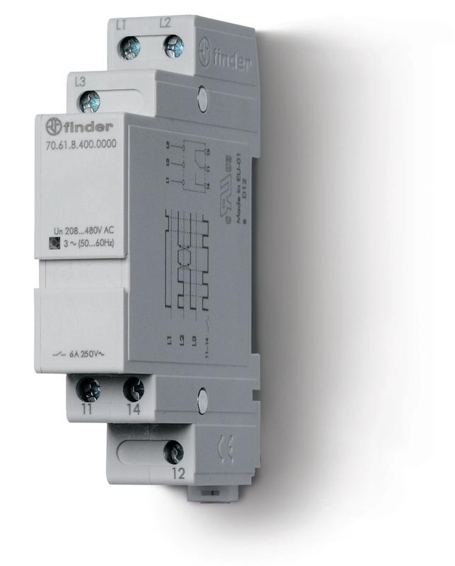 реле контрольное 6а 1co ip20 finder 706184000000 от BTSprom.by