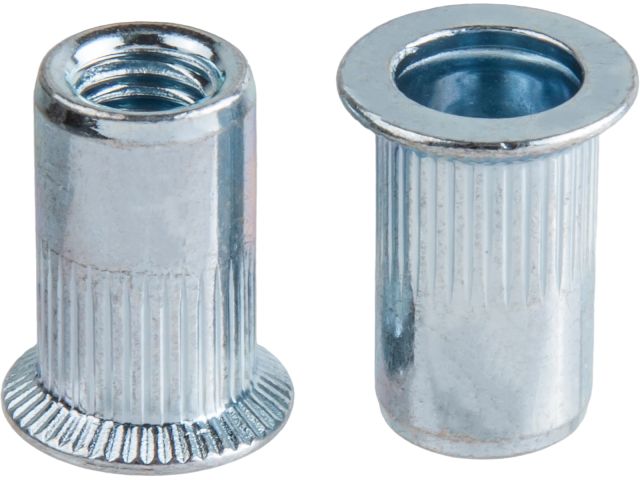 заклепка резьбовая м6 потай бортик, белый цинк (25 шт в зип-локе) starfix smz1-61104-25 от BTSprom.by