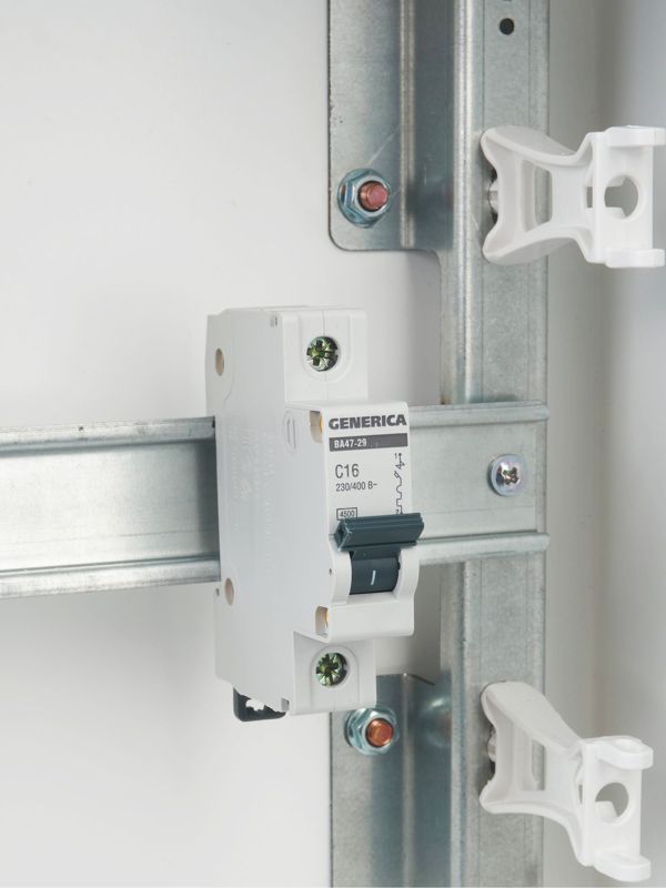  Выключатель автоматический модульный 1п C 16А 4.5кА ВА47-29 GENERICA MVA25-1-016-C фото в каталоге от BTSprom.by