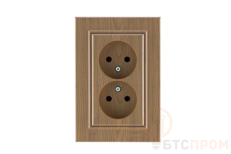 Розетка 2-м СП Karea 10А IP20 б/з дуб Makel 56101017 фото в каталоге от BTSprom.by  Розетка 2-м СП Karea 10А IP20 б/з дуб Makel 56101017 фото в каталоге от BTSprom.by