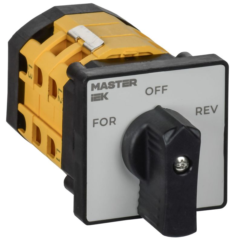 переключатель кулачковый 10а (сх. 11) стандартная рукоятка iek mi-cs10-010-011 от BTSprom.by