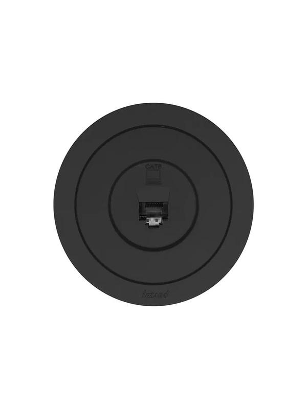  Розетка компьютерная СП OSEN RJ45 кат.6 механизм черн. бархат LEZARD 743-4288-140 фото в каталоге от BTSprom.by