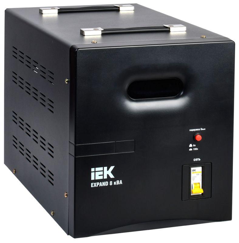 стабилизатор напряжения 1ф 8ква expand переносной iek ivs21-1-008-11 от BTSprom.by