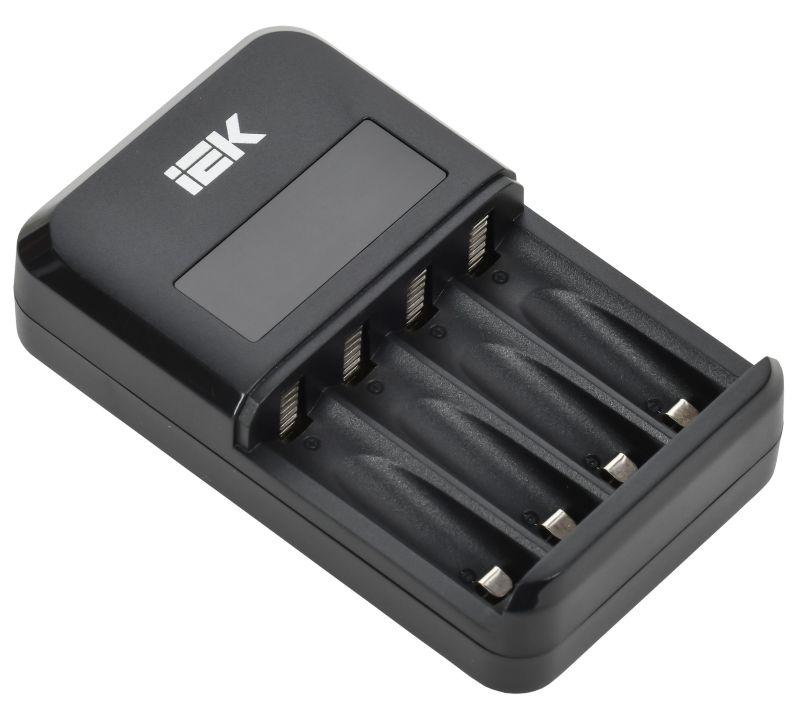 устройство зарядное автоматическое nimh/cd 1-4 aa/aaa 1800ма lcd iek abc11-4-4-aco-a-180-lcd от BTSprom.by