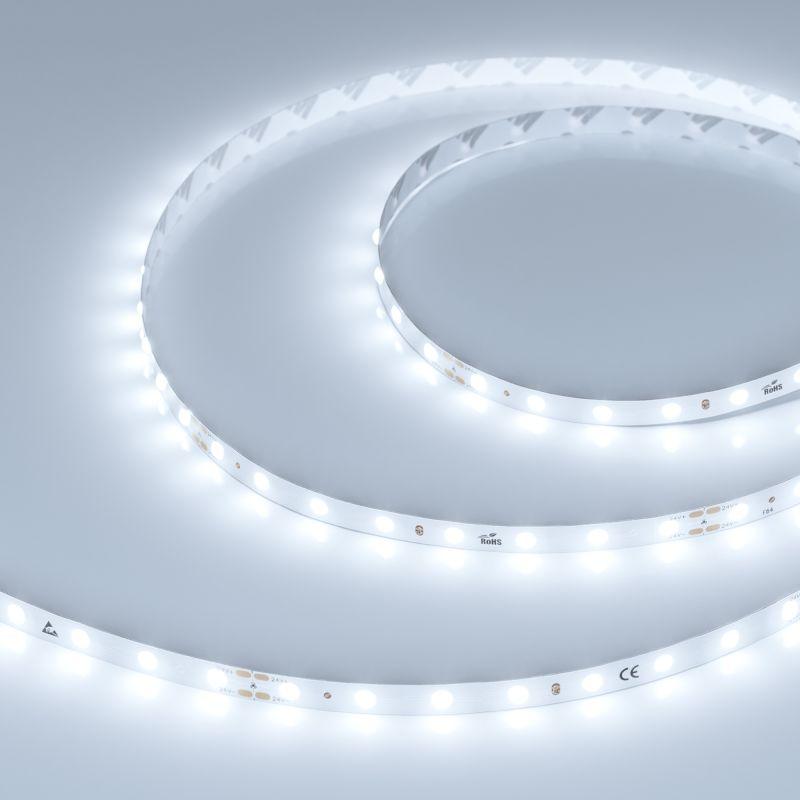 лента светодиодная dot-x64-8mm 24v white 6000к 5вт/м ip20 открыт. (уп.5м) arlight 040185 от BTSprom.by