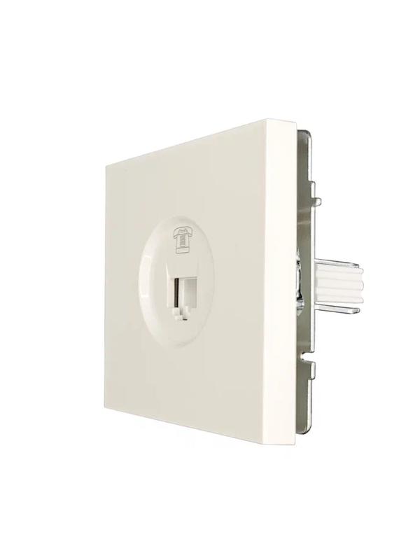  Розетка телефонная евр СП ZIMA IP20 слон. кость LEZARD 704-9088-137 фото в каталоге от BTSprom.by