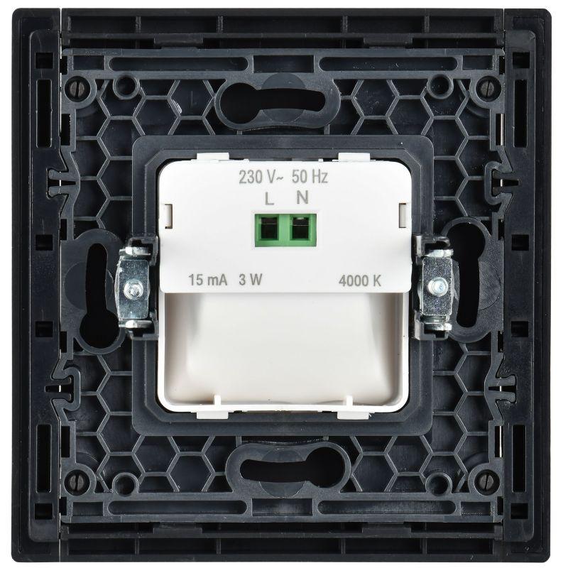  Подсветка светодиодная FORTE&PIANO встраив. FP157 черн. IEK FP-FL20-K02 фото в каталоге от BTSprom.by