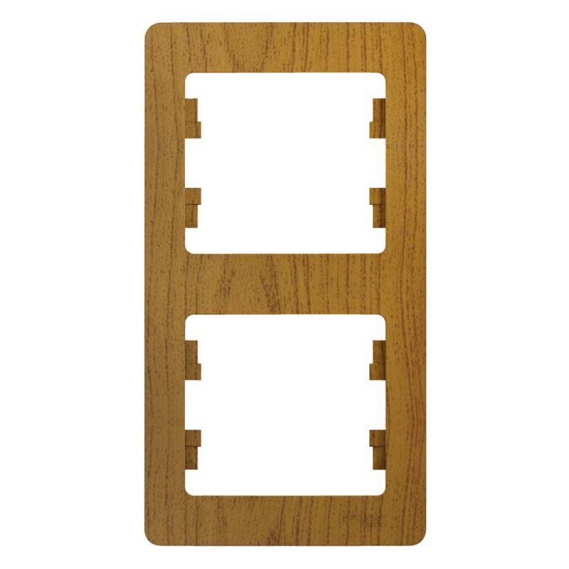 рамка 2-м glossa вертикал. дерево дуб se gsl000506 от BTSprom.by