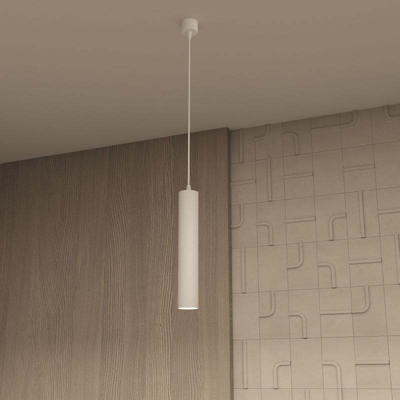  Светильник 15Вт GU10 IP20 подвесной алюм. бел. DENKIRS 678703 фото в каталоге от BTSprom.by