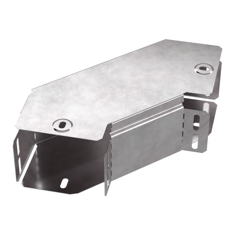 Угол для лотка горизонтальный 90град. 100х80 Стандарт с крышкой Промрукав PR16.0412 от BTSprom.by