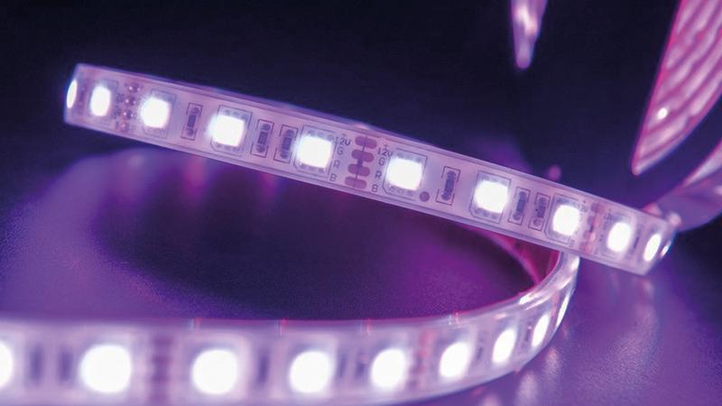 лента светодиодная стандарт 5050 60led/м 14.4вт/м rgb 12в ip68 со скотчем 3м (уп.5м) swg standard 00-00009268 от BTSprom.by