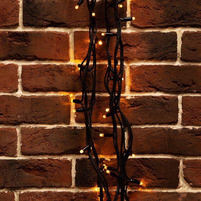  Гирлянда светодиодная "Твинкл Лайт" 20м 240LED желт. 20Вт 220-240В IP67 с контроллером 8 режимов провод каучук черн. Neon-Night 303-321 фото в каталоге от BTSprom.by