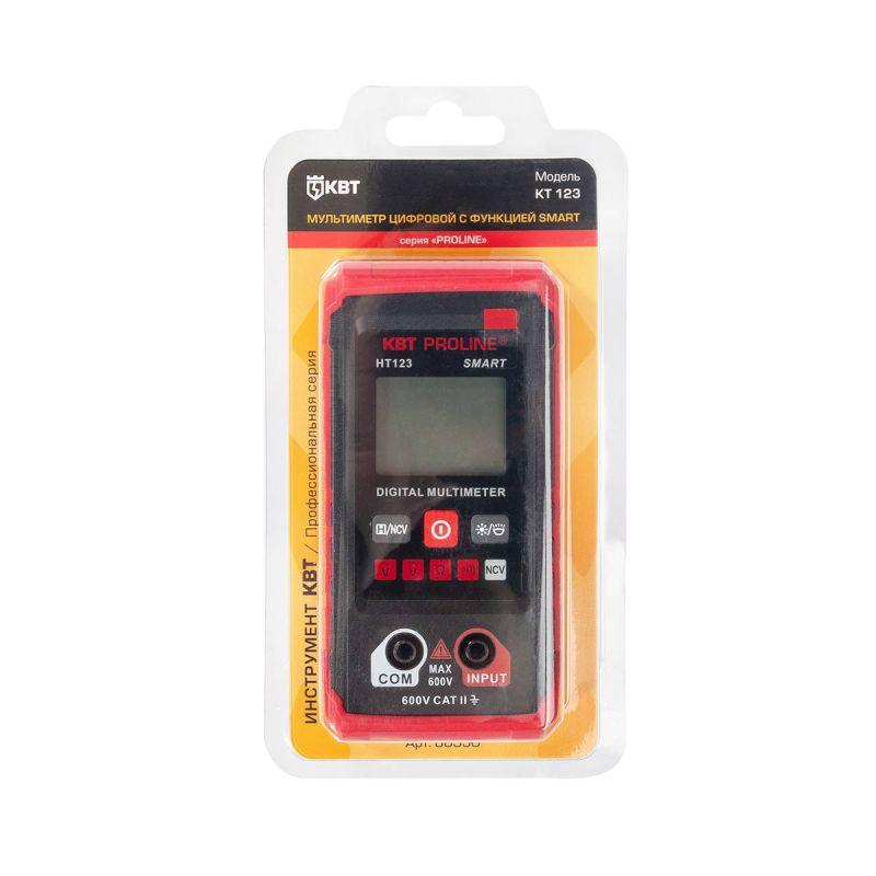  Мультиметр цифровой SMART KT 123 PROLINE КВТ 88550 фото в каталоге от BTSprom.by