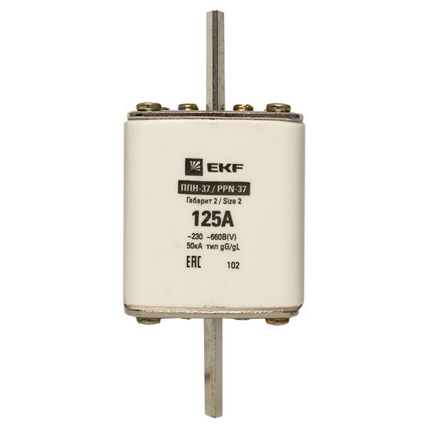  Вставка плавкая ППН-37 400/125А габарит 2 PROxima EKF fus-37/400/125 фото в каталоге от BTSprom.by