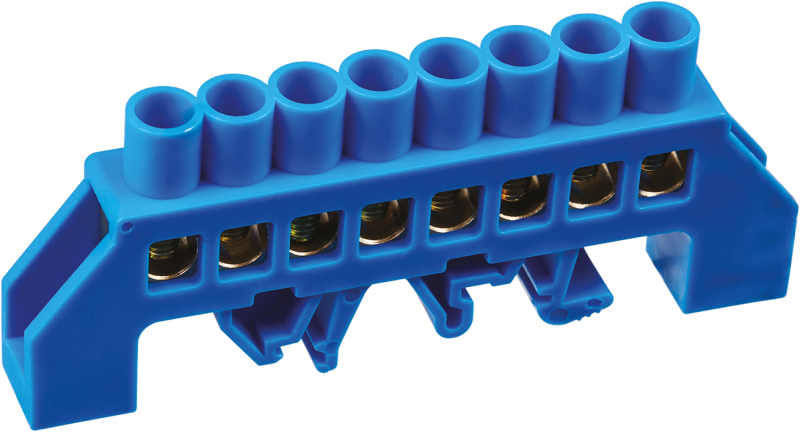 шина нулевая 90 742 obb-i812-8dp-b в комбинированном din-изоляторе «стойка» онлайт 90742 от BTSprom.by