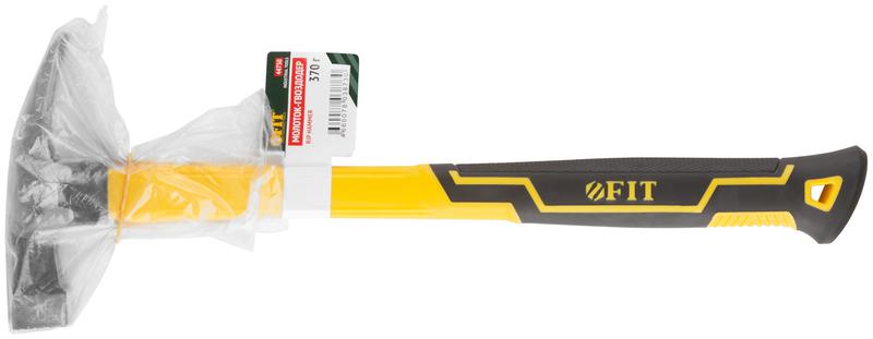  Молоток-гвоздодер 27мм 370г дополнит. гвоздодер; фибергласовая усилен. удлиненная ручка FIT 44750 фото в каталоге от BTSprom.by