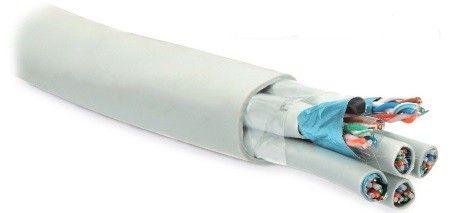 кабель витая пара f/utp кат.5 16 пар (4 пары 24 awgх4) ож solid кажд. 4х парник: экран-фольга lszh lszh нг(c)-hf futp16w-c5-s24-in-lszh-gy сер. hyperline 46754 от BTSprom.by