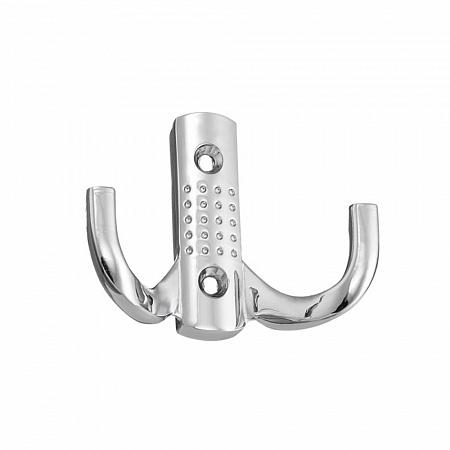крючок 2-х рожковый с перфорацией хром (уп.1шт) tech-krep/zitar 129909 от BTSprom.by