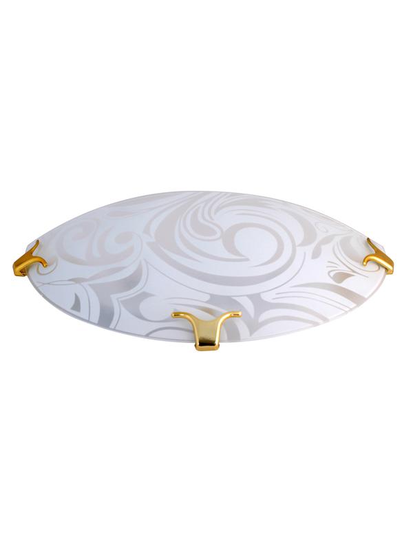  Светильник НББ 21-60 М19 "Иней" 300/2 1х60Вт E27 IP20 матов. бел./клипсы зол. (инд. упак.) Элетех 1005204962 фото в каталоге от BTSprom.by