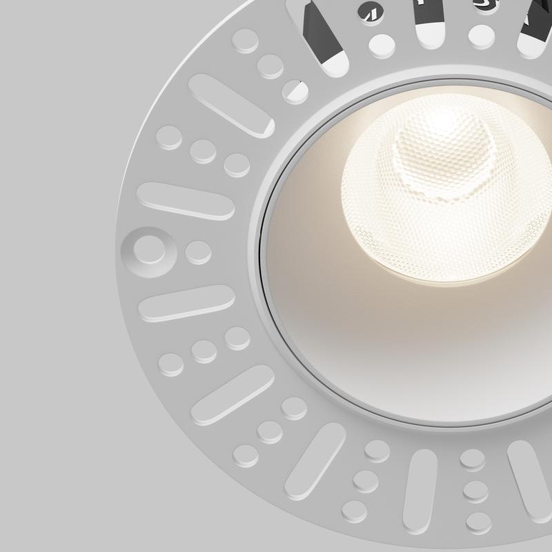  Светильник Dip 10Вт 4000К 50град. встраив. Maytoni DL119-10W-4K-TRS-W фото в каталоге от BTSprom.by