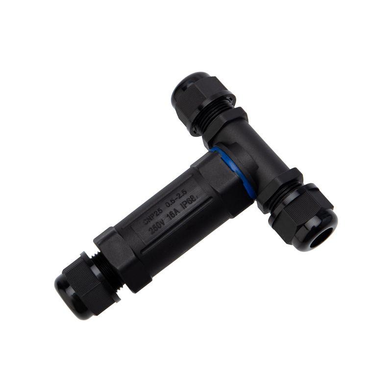 коннектор кабельный t-образ. (3pin) ip68 rexant 07-5962 от BTSprom.by