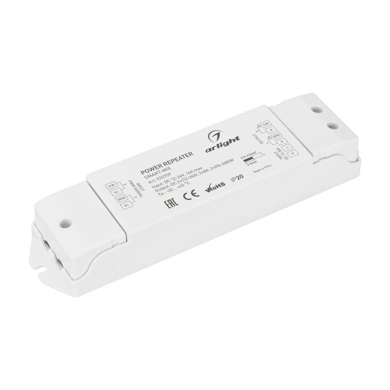 усилитель smart-mix (12-36в 2х8а) (ip20 пластик) arlight 032759 от BTSprom.by