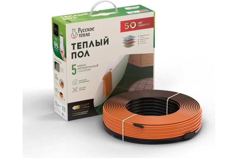 комплект "теплый пол" (кабель) рт-270-13.5 русское тепло 2285240 от BTSprom.by