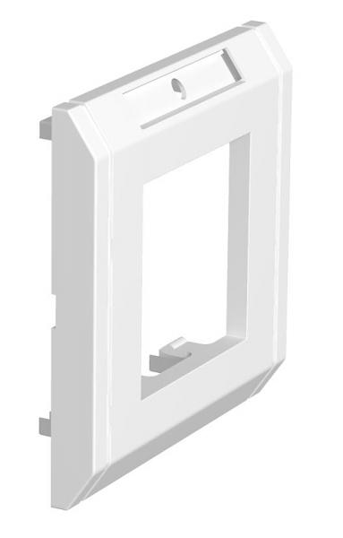 рамка 1-м с полем для маркировки 86х86мм adr-45 1 rw бел. obo 6258034 от BTSprom.by