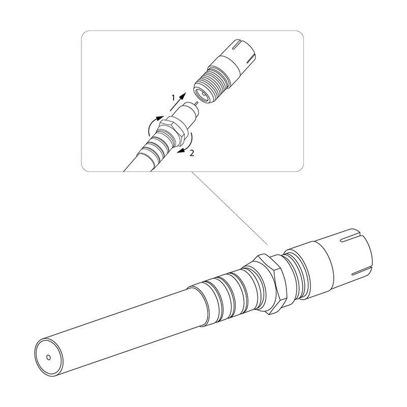  Переходник F-TV (03-084-A) (уп.100шт) PROCONNECT 05-4302-4 фото в каталоге от BTSprom.by