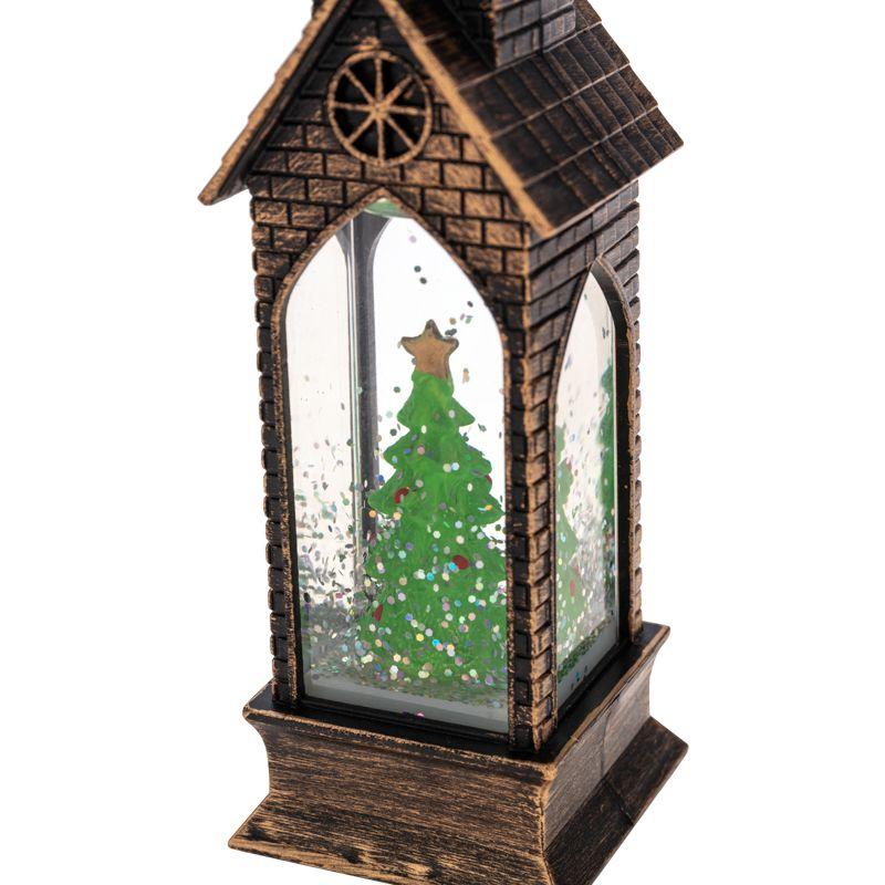  Светильник декоративный (фигура) "Башня" с эффектом снегопада и подсветкой Neon-Night 501-187 фото в каталоге от BTSprom.by