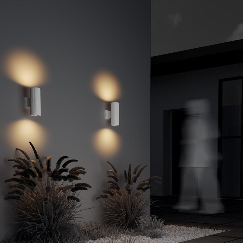  Светильник Rando 2х60Вт E27 IP54 бра настен. Maytoni O419WL-02W фото в каталоге от BTSprom.by