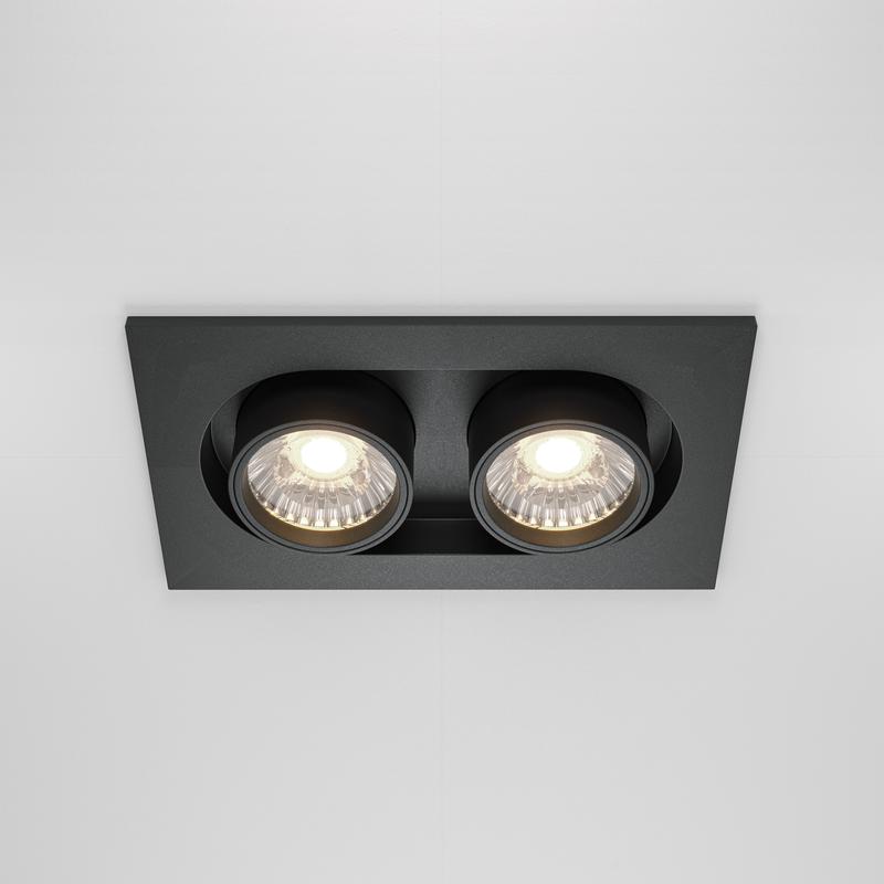  Светильник Hidden 2х10Вт 4000К 36град. встраив. Maytoni DL045-02-10W4K-B фото в каталоге от BTSprom.by