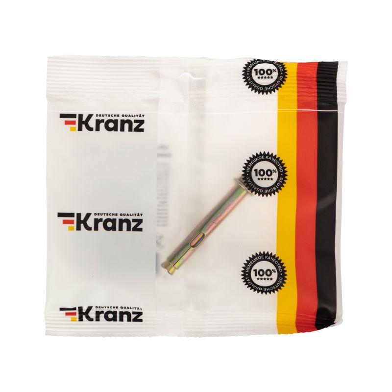  Болт анкерный с гайкой 8х65 (уп.1шт) Kranz KR-01-3818-008 фото в каталоге от BTSprom.by