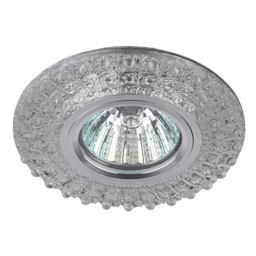  Светильник светодиодный DK LD2 SL/WH GU5.3 декор с бел. светодиод. подсветкой прозр. ЭРА Б0019197 фото в каталоге от BTSprom.by