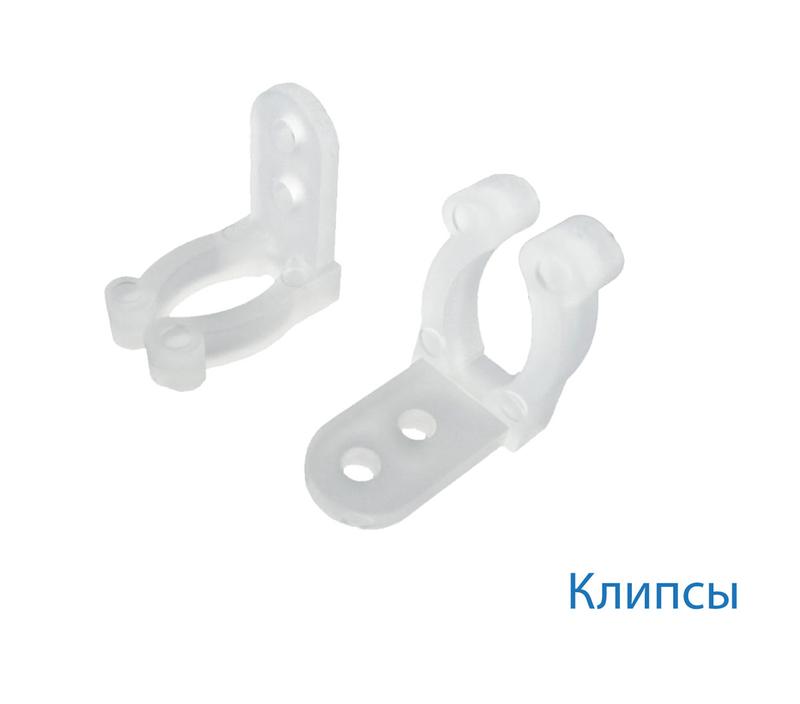 клипса для монтажа дюралайта 13мм (уп.20шт) космос koc-dl-cl13 от BTSprom.by
