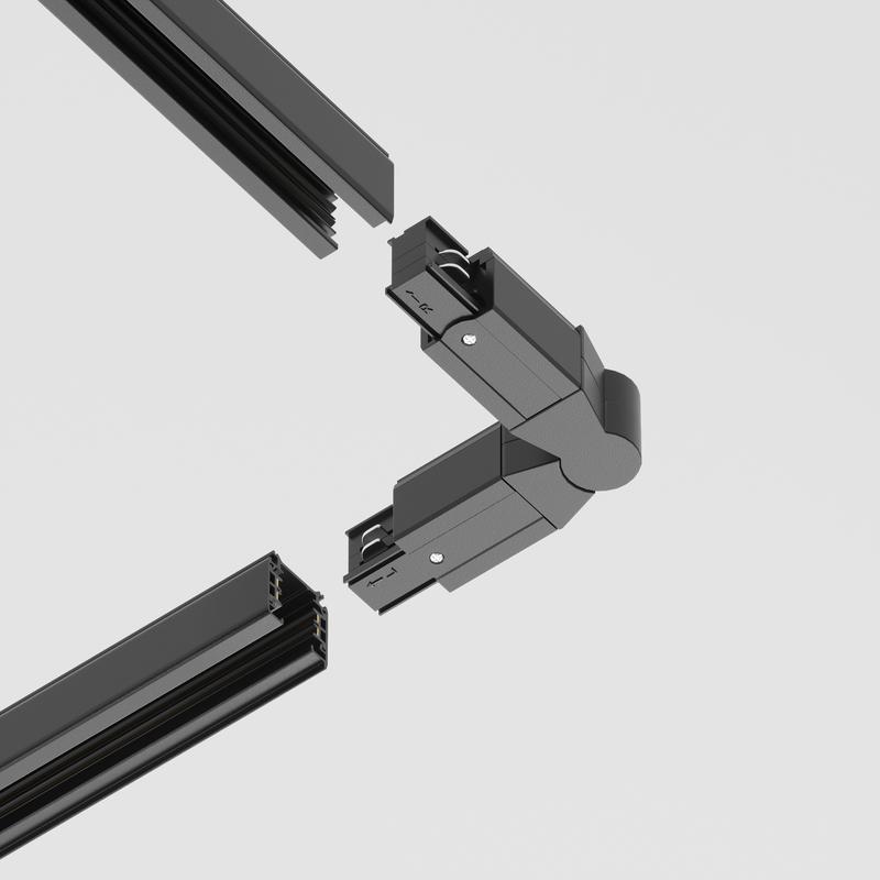  Коннектор поворотный шарнирный Trinity черн. Voltega TRA-VGL005CS-31B фото в каталоге от BTSprom.by