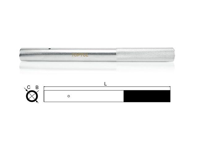 удлинитель (под ключ aaav) 580мм toptul alea3255 от BTSprom.by