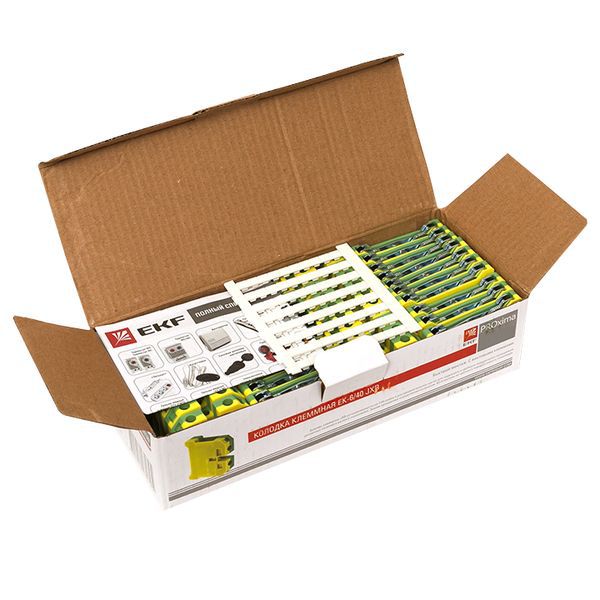  Колодка клеммная EK-4/32 JXB земля EKF plc-ek-4/32 фото в каталоге от BTSprom.by