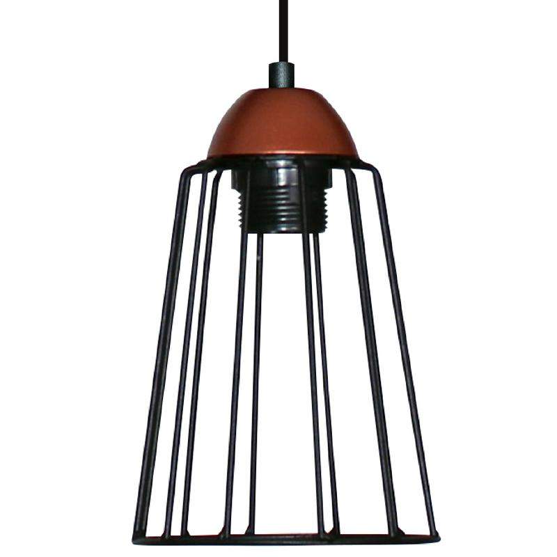  Светильник "Конти" 211 (Плафон Конус) НСБ 01-60-169 Е27 (ИМ) подвесной медь черн. муар Элетех 1005405025 фото в каталоге от BTSprom.by