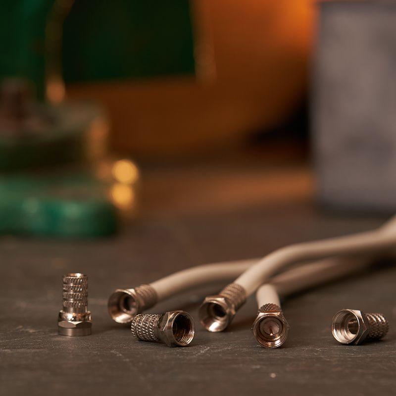  Разъем F RG-6 (03-008C) (уп.100шт) Rexant 05-4003 фото в каталоге от BTSprom.by