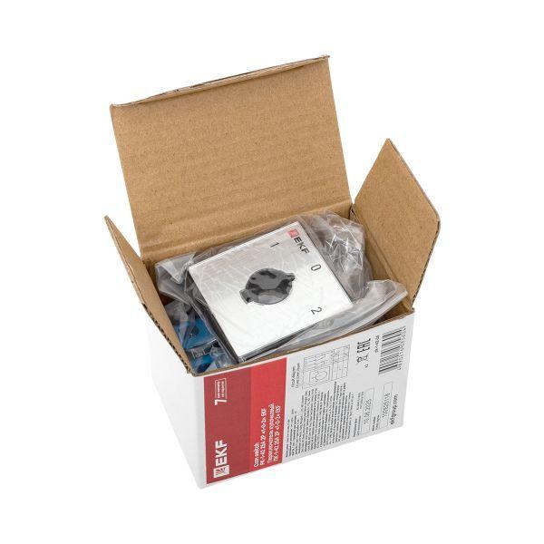  Переключатель кулачковый ПК-1-42 2П 25А "1-0-2" EKF pk-1-42-25 фото в каталоге от BTSprom.by