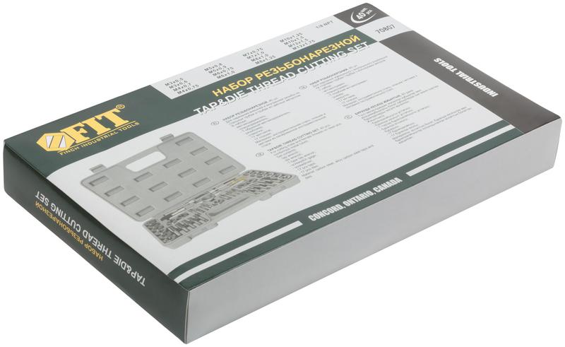  Лерки-метчики легированная сталь Профи 40шт пластик. кейс FIT 70807 фото в каталоге от BTSprom.by